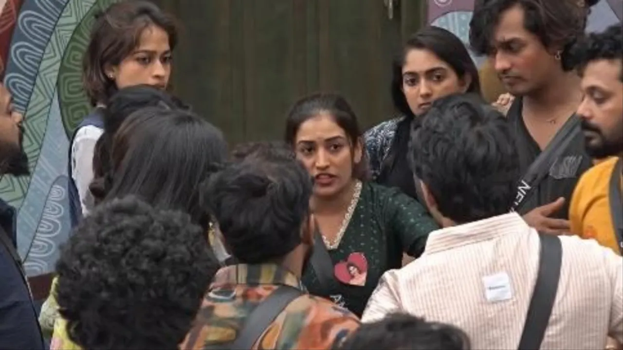 Bigg Boss Malayalam Season Aryan and Anumol clash