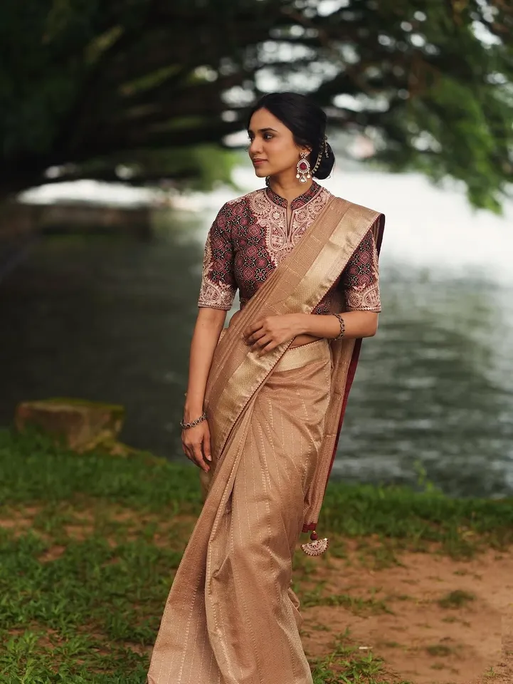 Meenakshi in Lakshy Design saree 1