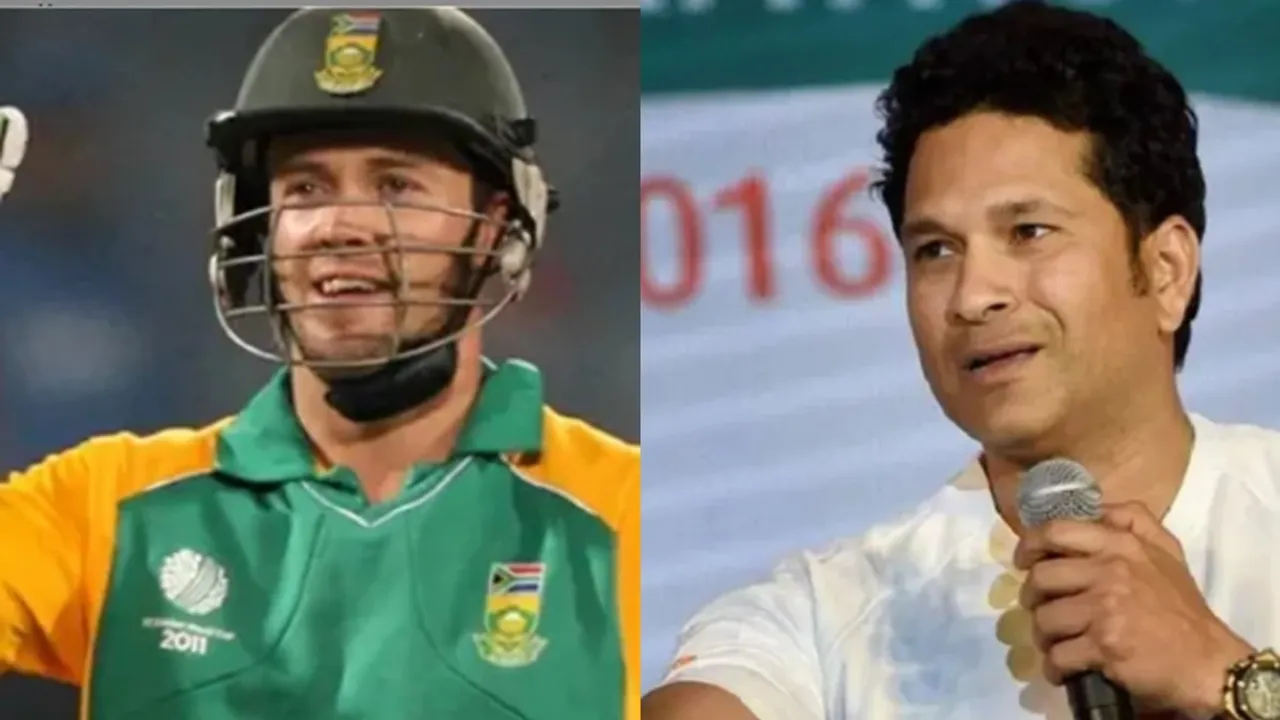 De villiers and Sachin Tendulkar