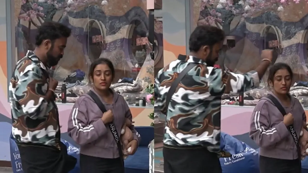 Bigg Boss Malayalam Season 7 Anumol and Appani Sarath