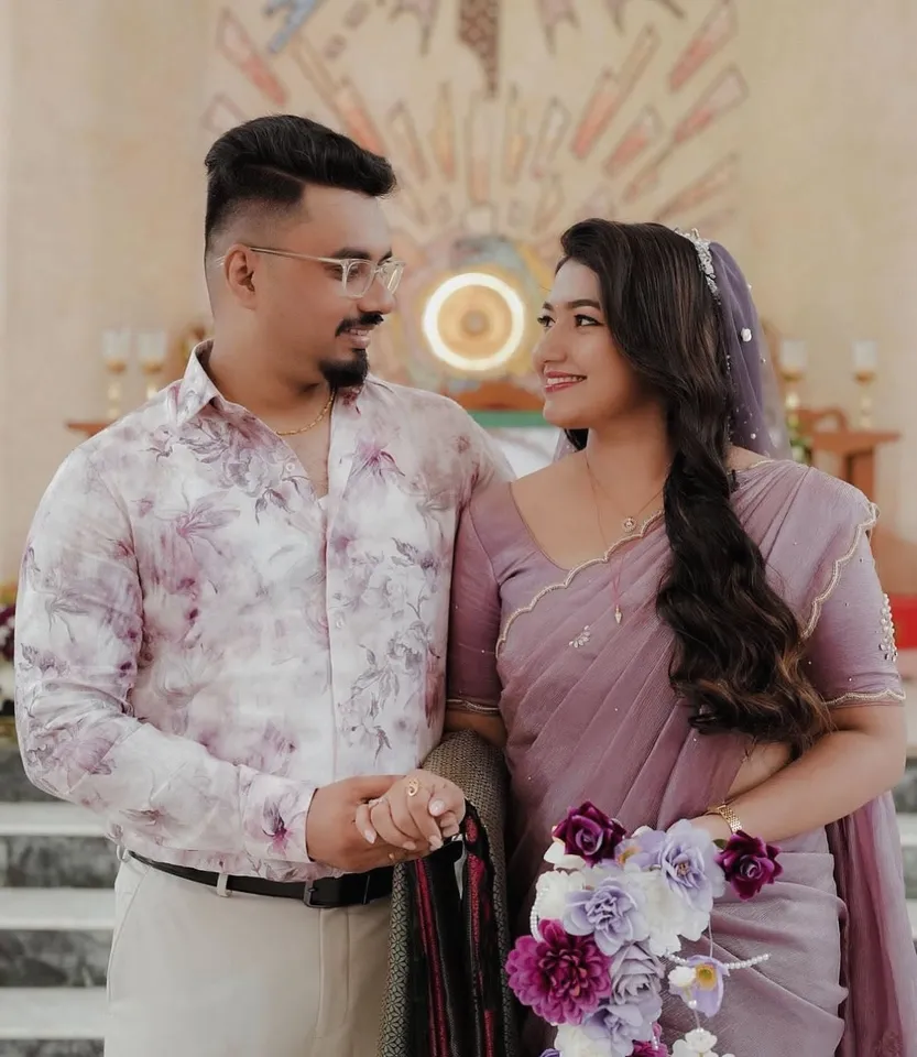 Grace Antony Aby Tom Cyriac Wedding Photo 2