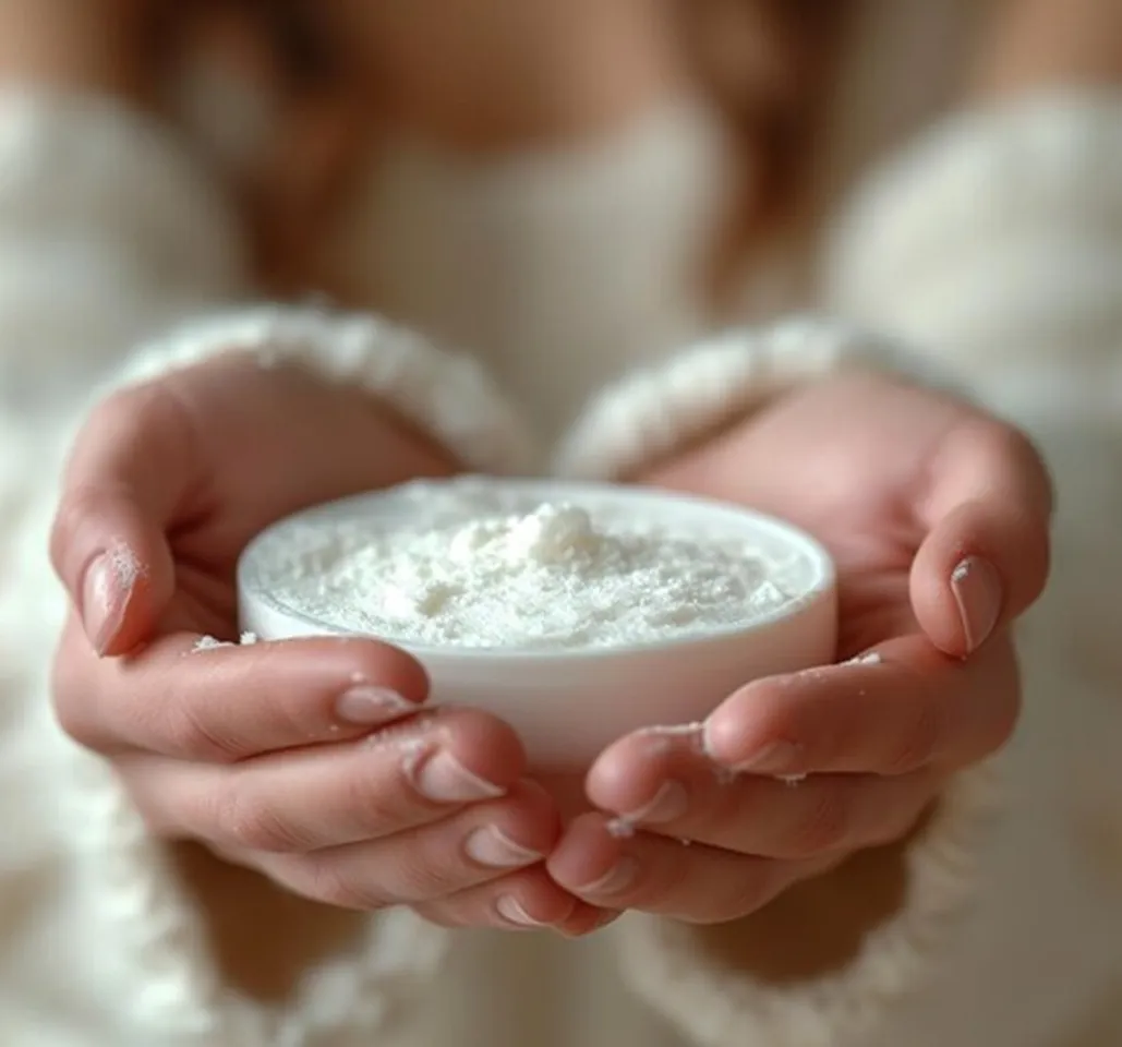 rice flour, curd, facemask