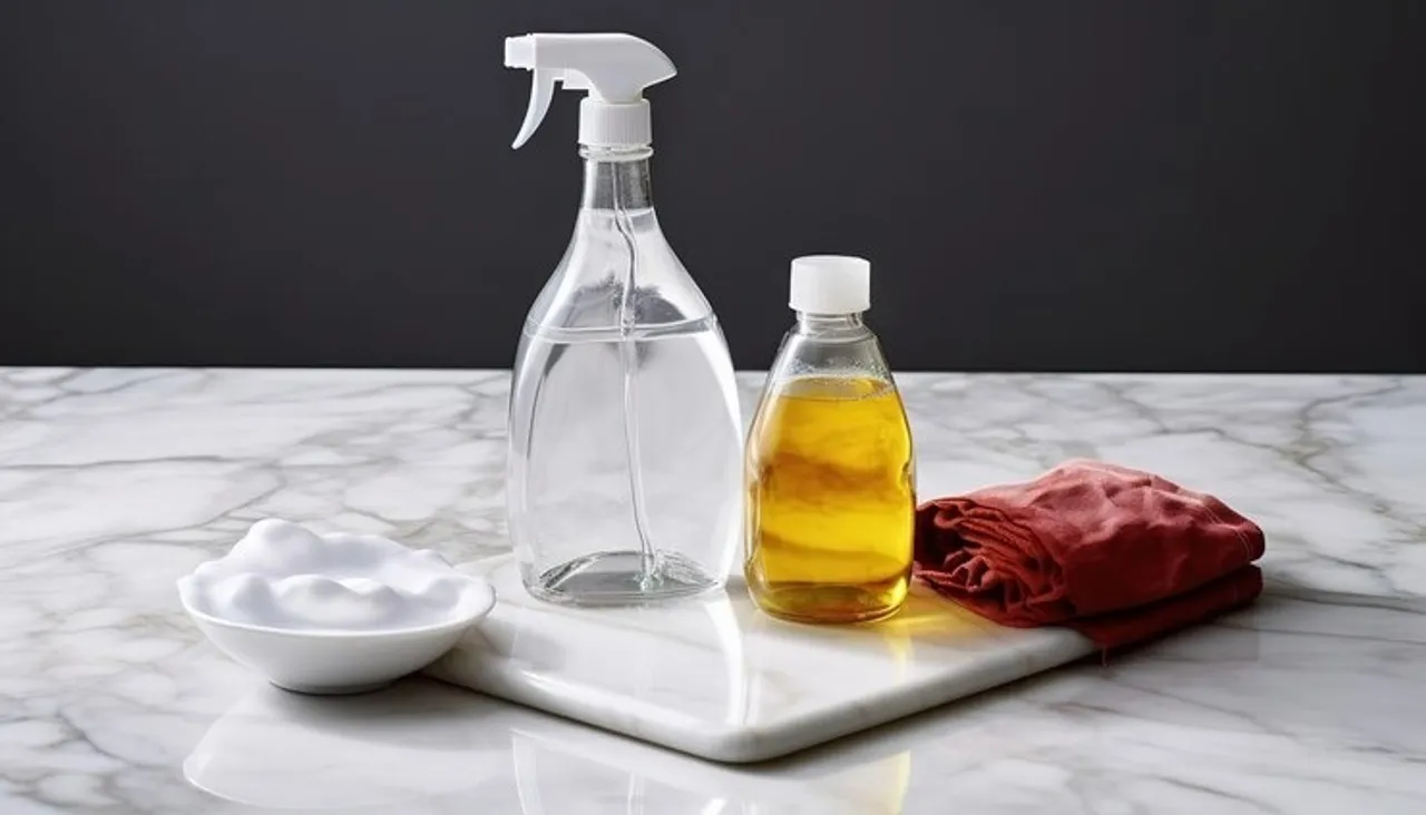 Clean Kitchen Using Vinegar 4