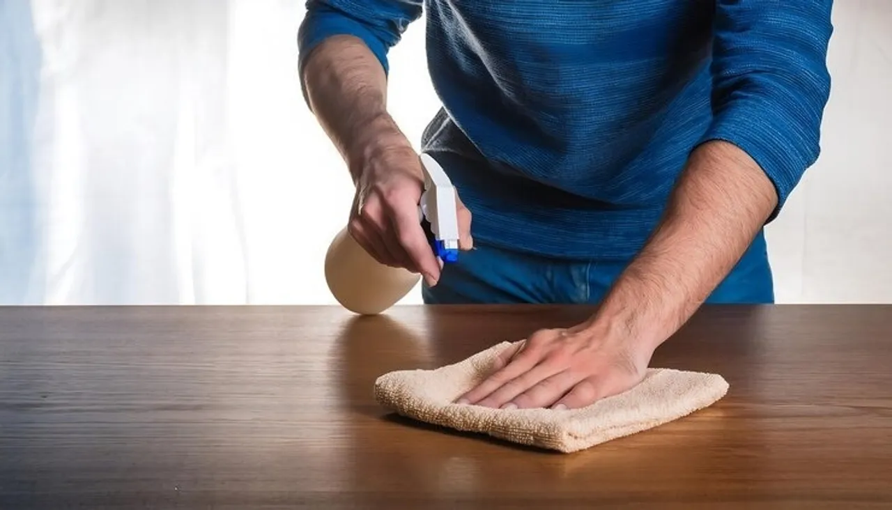 Clean Kitchen Using Vinegar 5