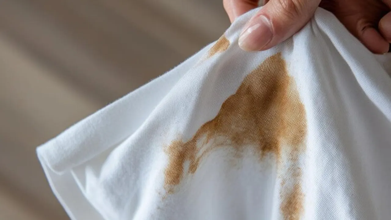 Rust Stain From White Shirt FI