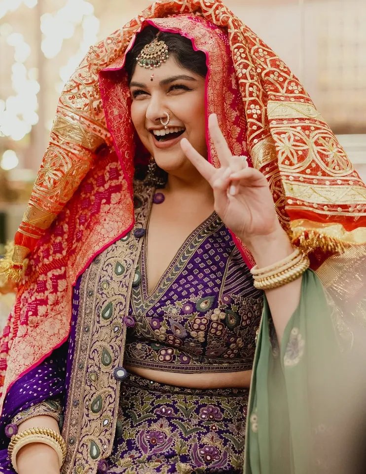 Janhvi at Anushula Rohan wedding (2)