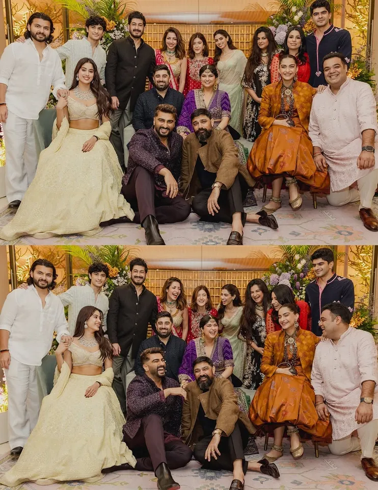 Janhvi at Anushula Rohan wedding (4)