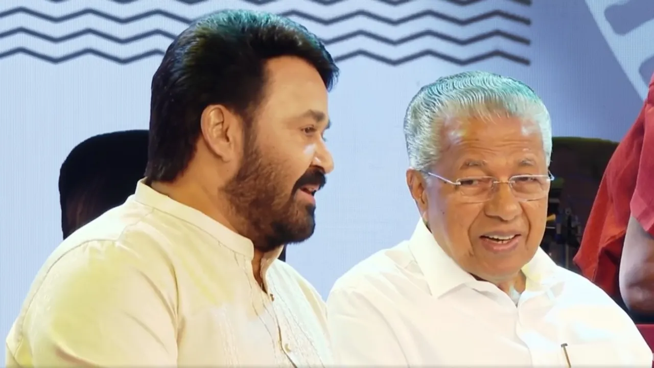 Mohanlal Pinarayi vijayan