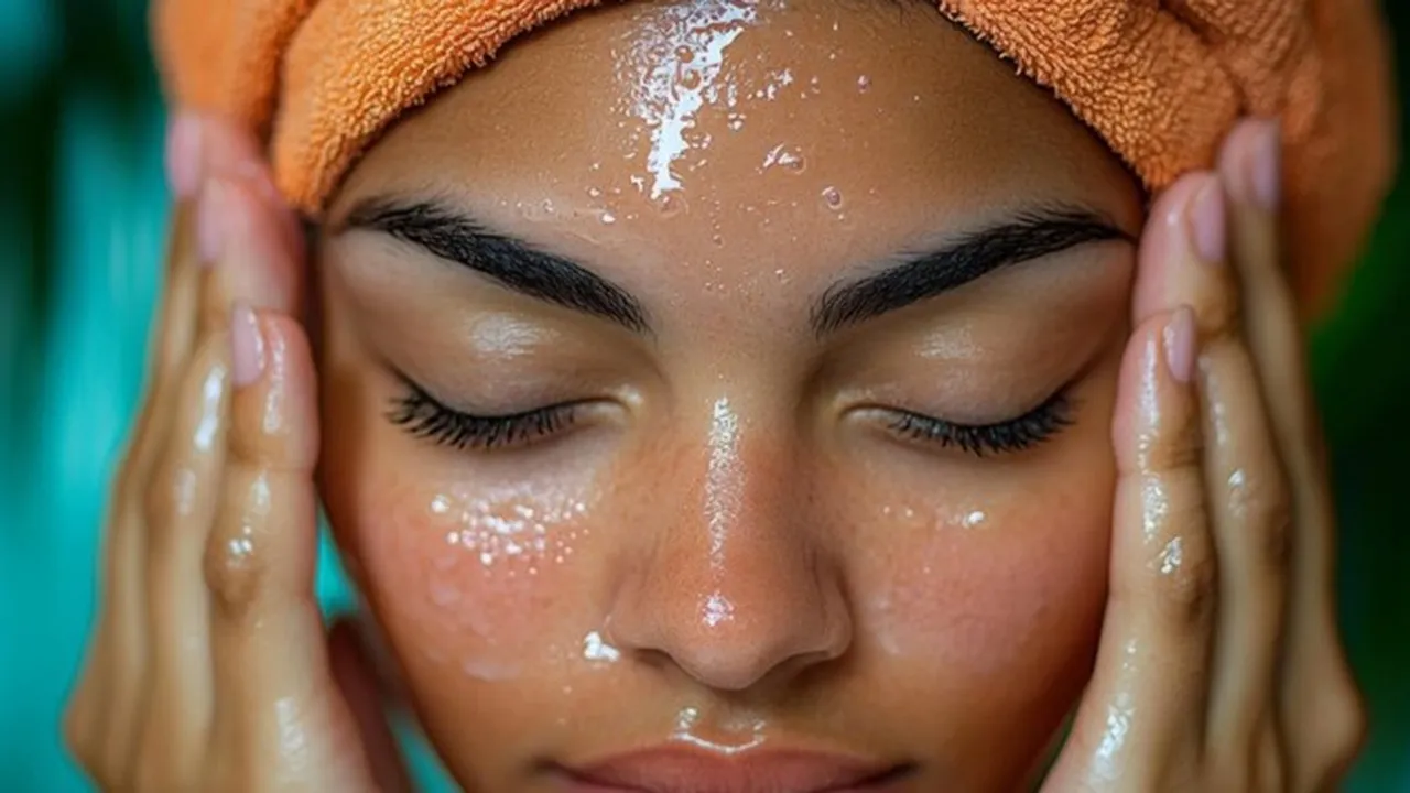 Face Cleansing Using Coconut Oil FI