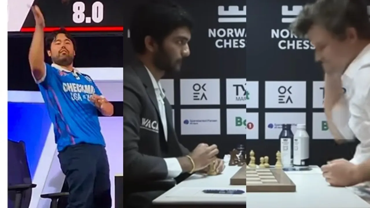 Gukesh and Carlsen