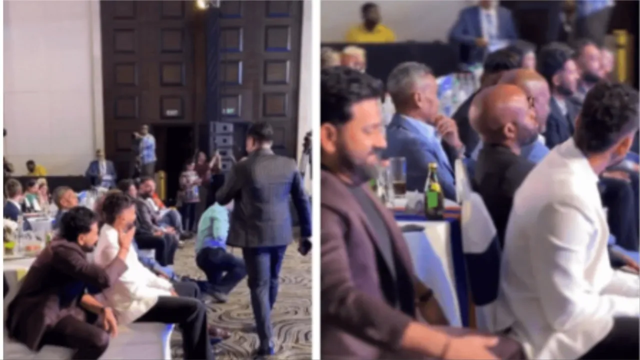 Rohit Sharma imitates Sanju Samson