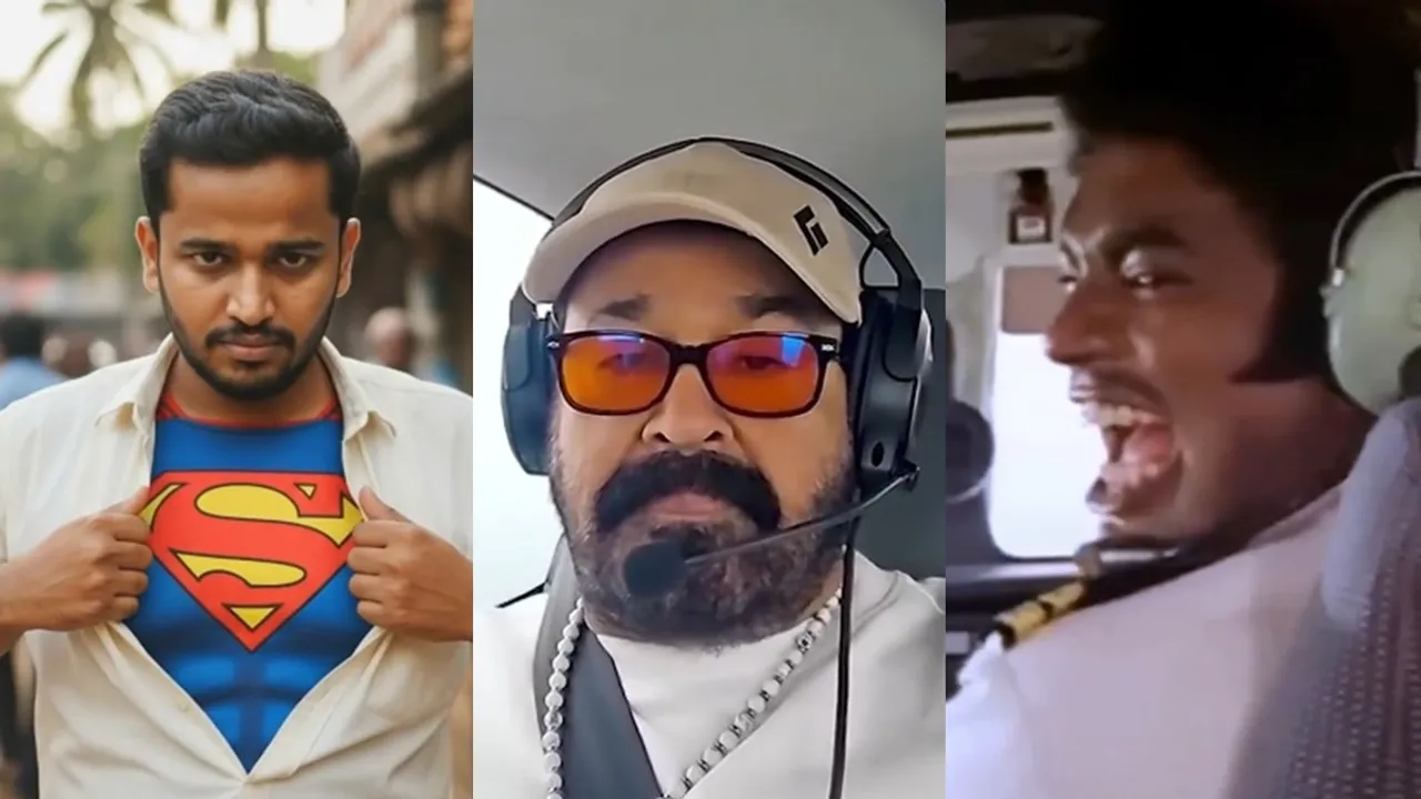 AI viral video Mohanlal Basil Joseph