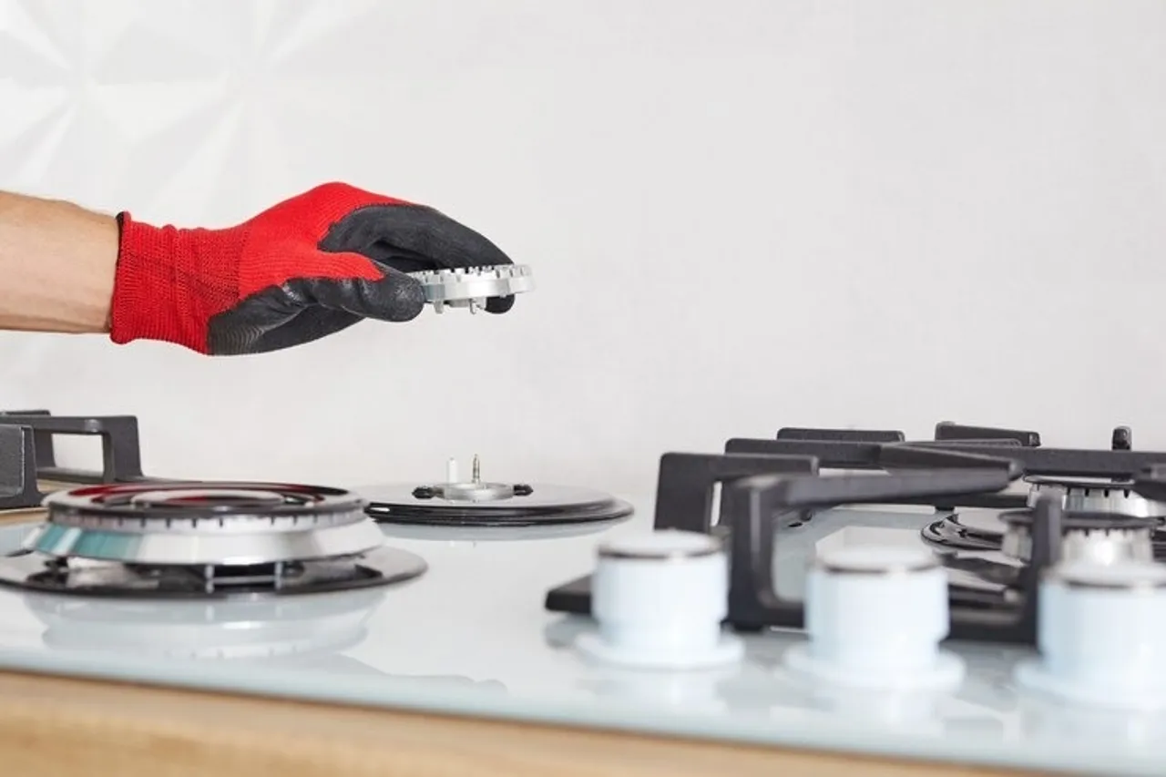 Clean Gas Stove And Burner 4
