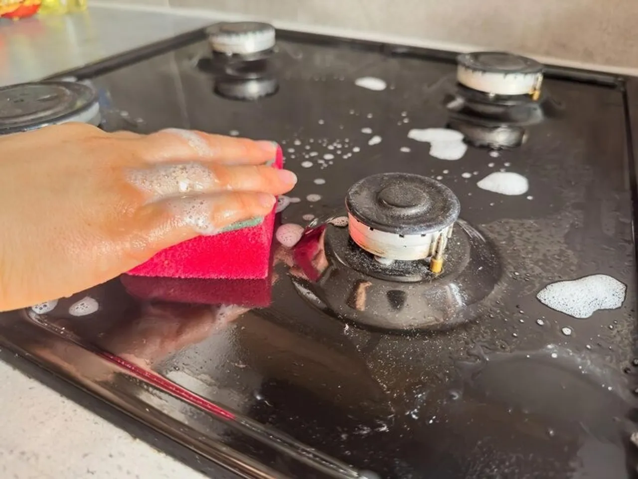 Clean Gas Stove And Burner 5