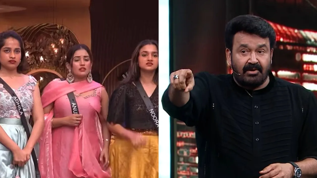 Bigg Boss Malayalam Season 7 Mohanlal against Anumol Adhila and Noora