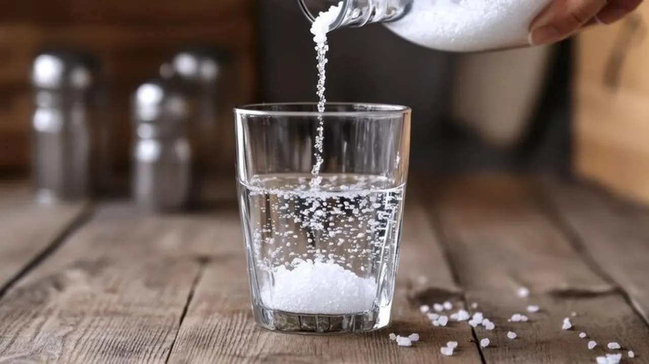 Adding A Pinch Of Rock Salt To Drinking Water 2