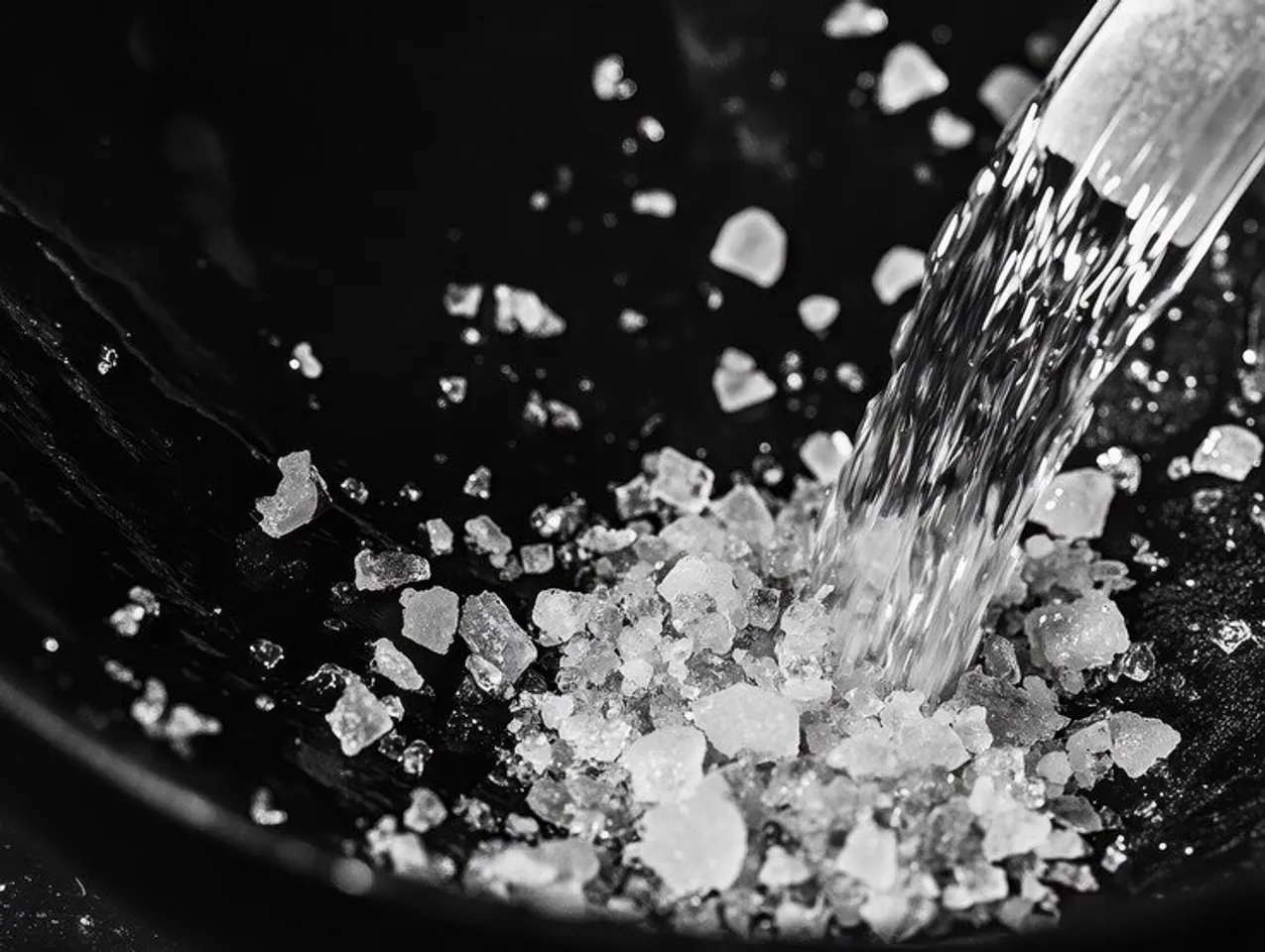 Adding A Pinch Of Rock Salt To Drinking Water 5