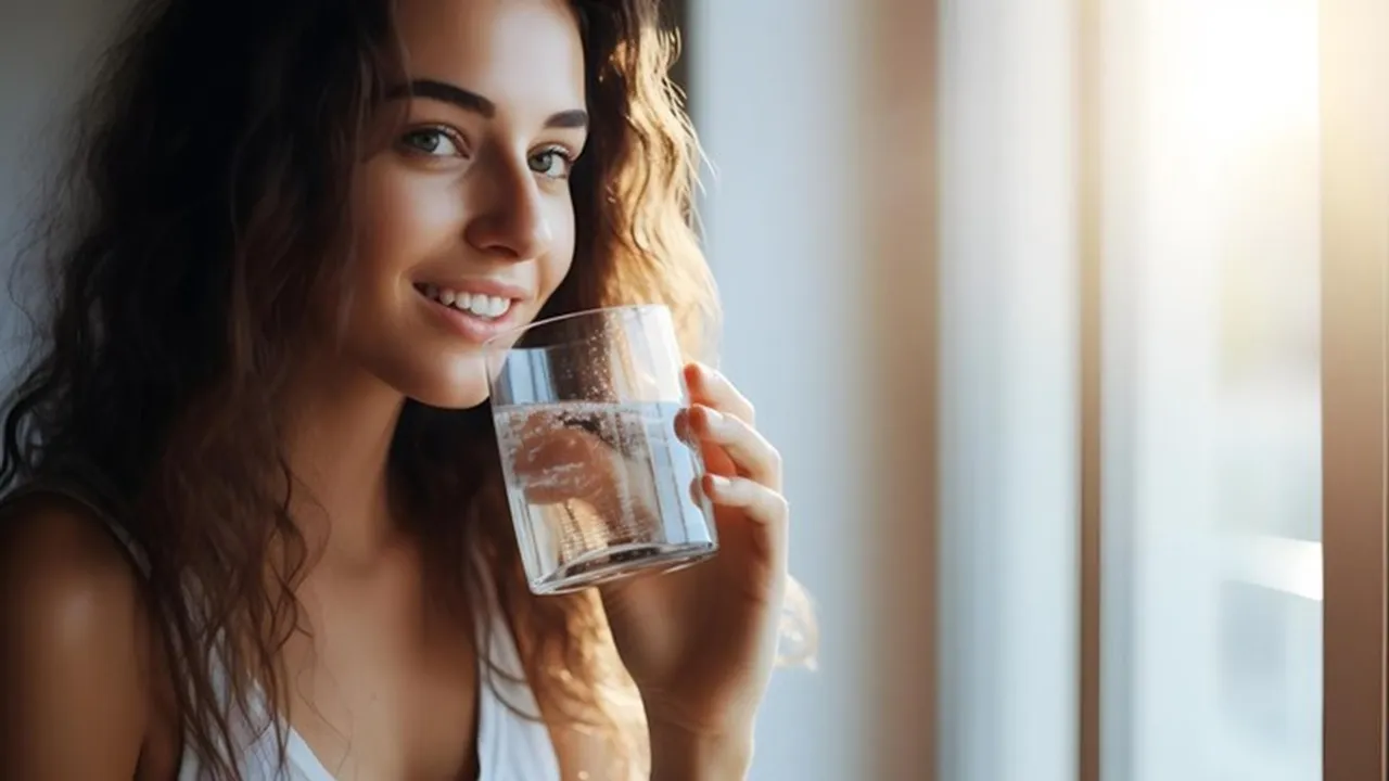 Adding A Pinch Of Rock Salt To Drinking Water FI