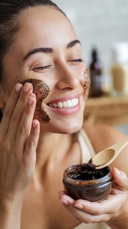 Clear Skin With Coffee Powder 1