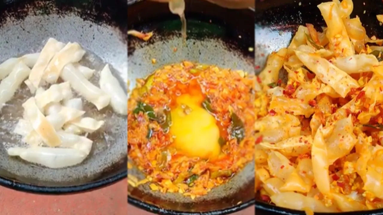 Egg Papadam Recipe FI