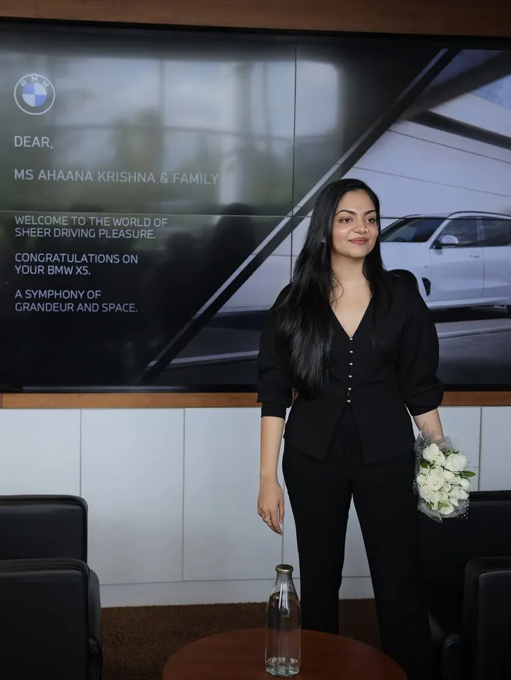 Ahaana Krishna BMW x5