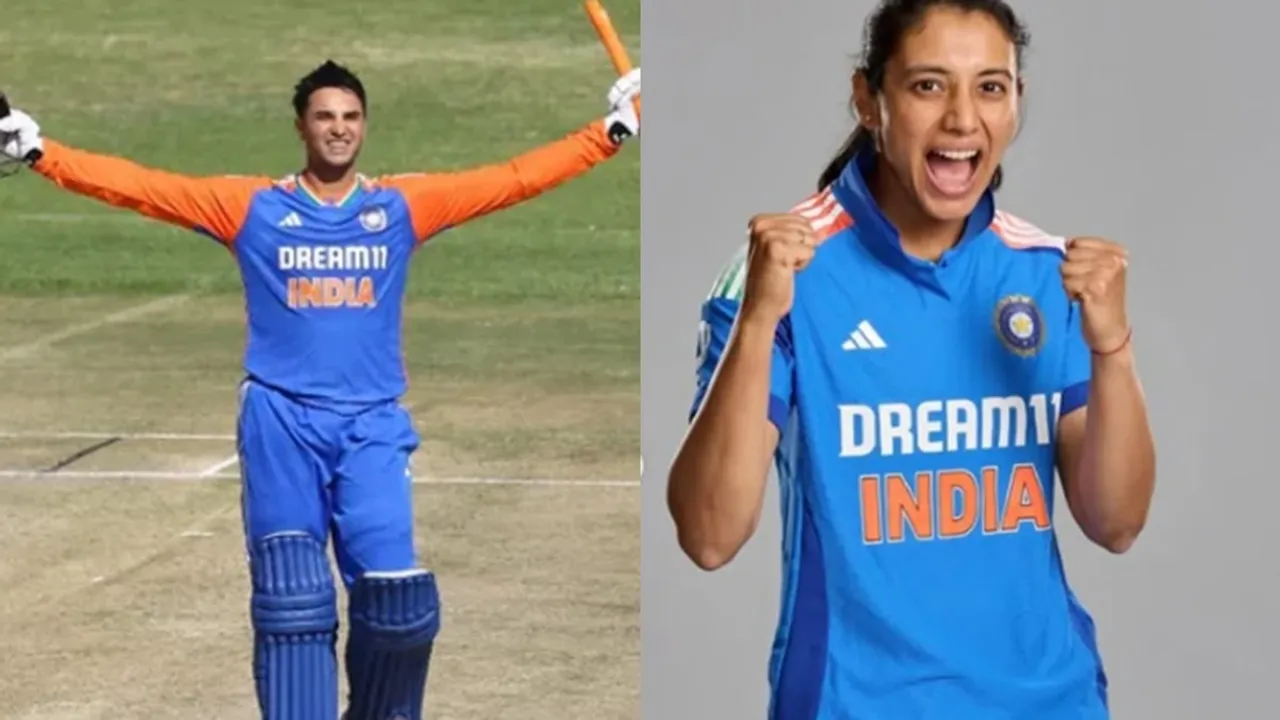 Abhishek Sharma and Smriti Mandhana