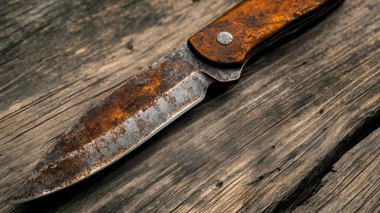 Remove Rust From Old Knife FI