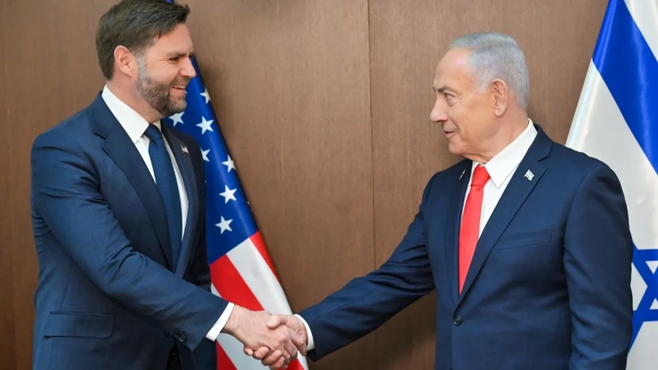 JD Vance Benjamin Netanyahu