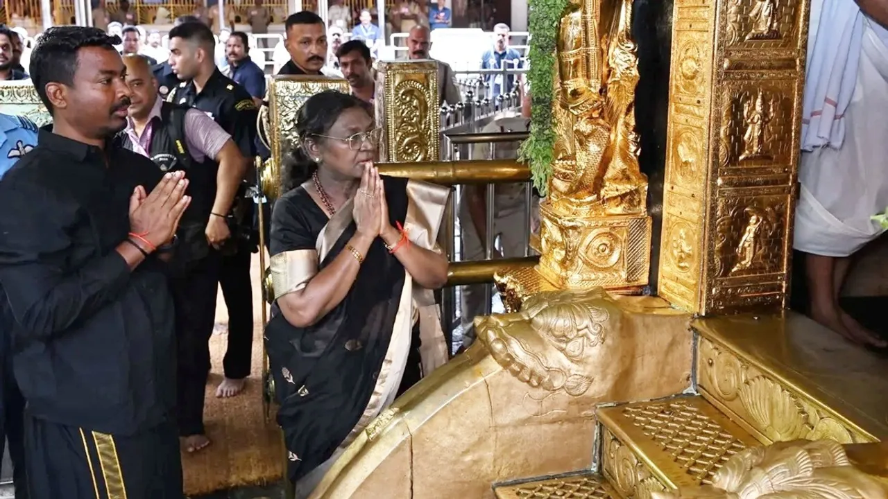 Lord Ayyappan and the President Share Exclusive PIN Code Status