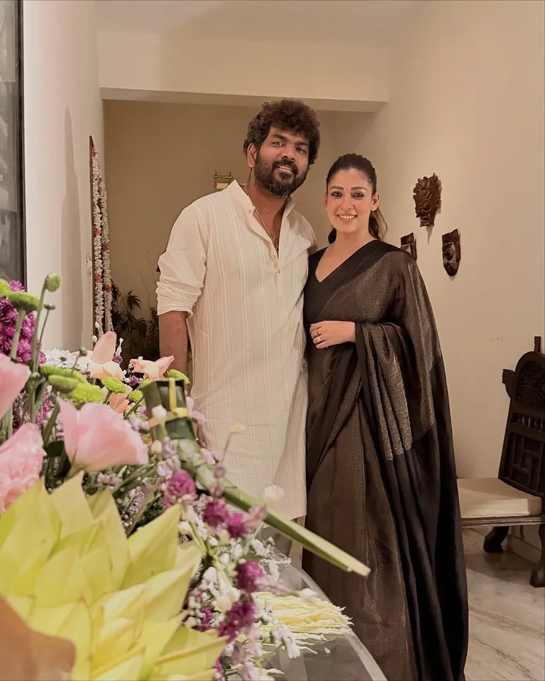 Nayanthara Vignesh Sivan Deepavali pics 4