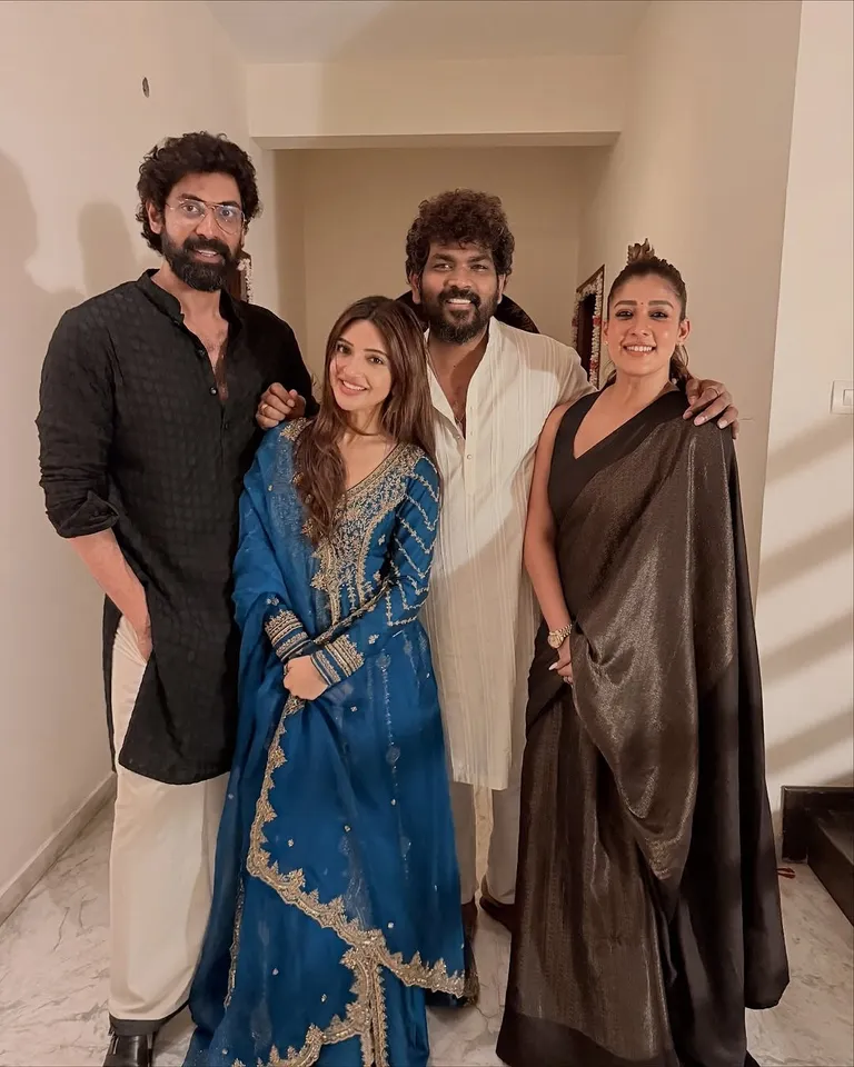 Nayanthara Vignesh Sivan Deepavali pics 5