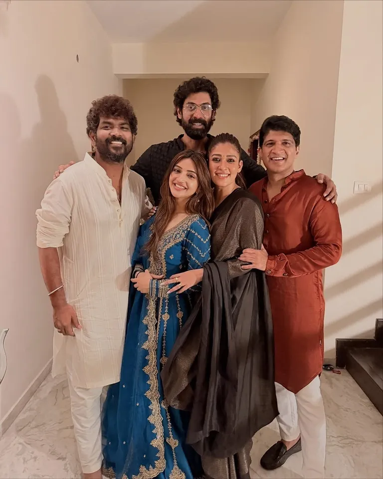 Nayanthara Vignesh Sivan Deepavali pics 6
