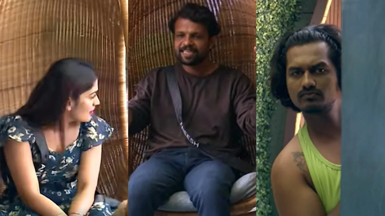Bigg Boss Malayalam Season 7 Aneesh Anumol Nevin and Adhila