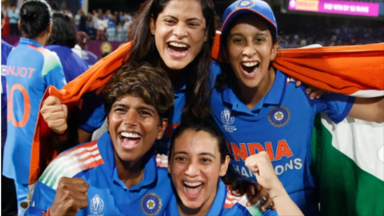 India Women Cricket Team World Cup Win Celebration