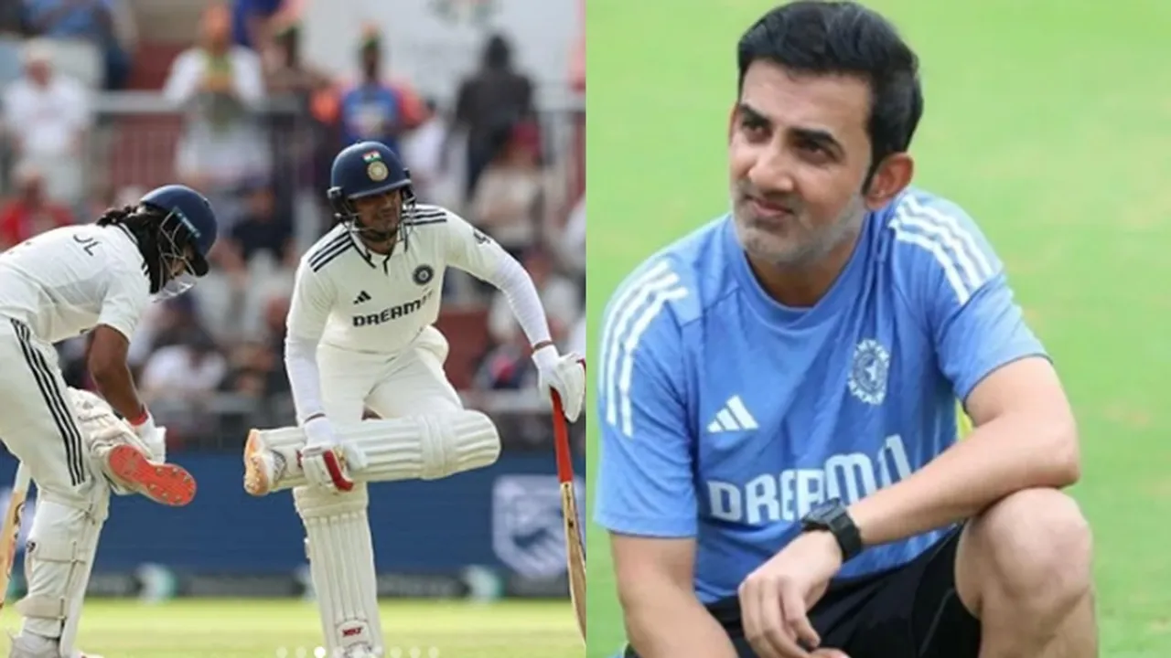 Shubman Gill KL Rahul and Gautam Gambhir