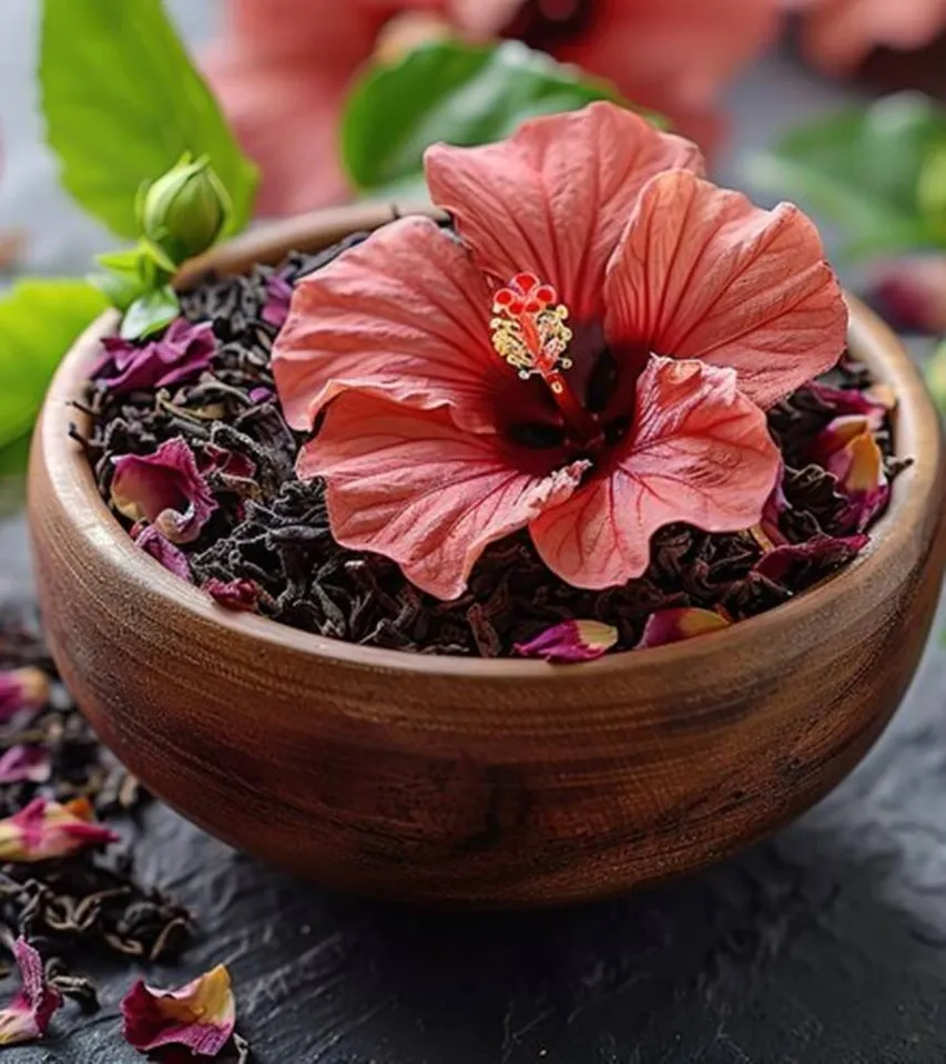 hibiscus, hair mask
