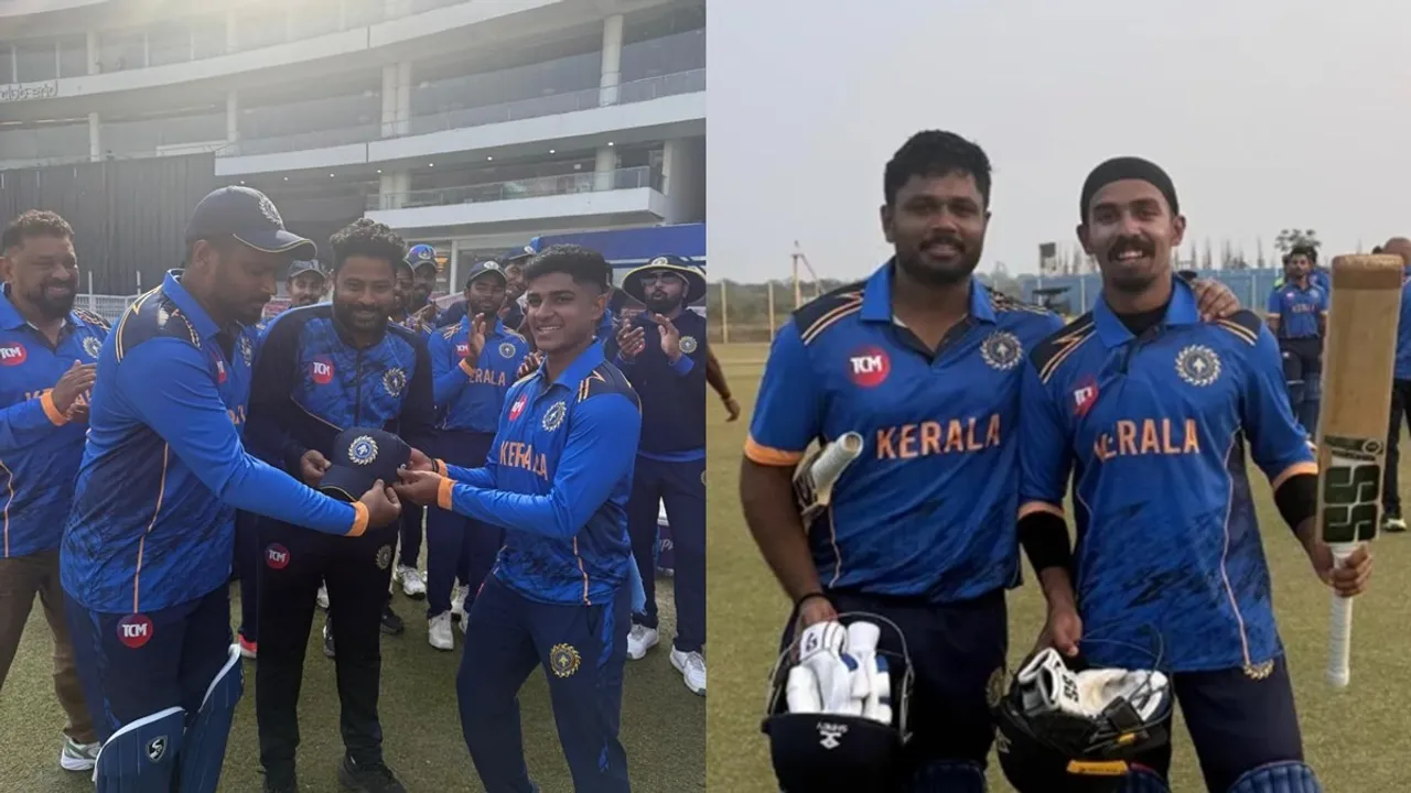 Sanju Samson Rohan Kunnummel Vignesh Puthur