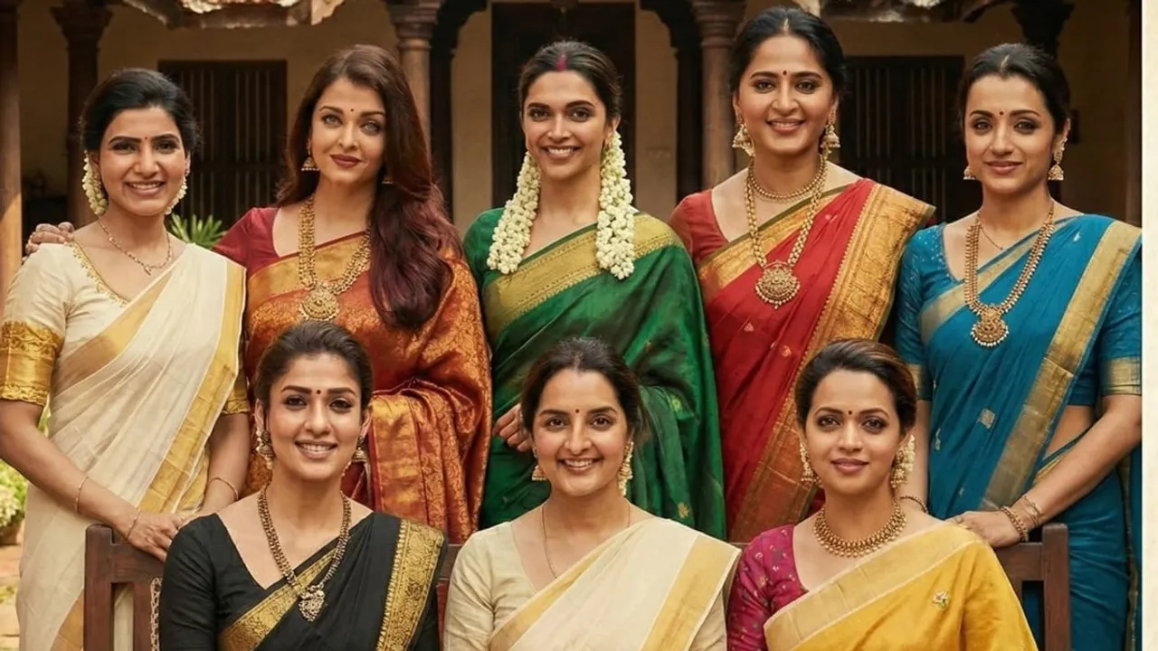 AI viral pics Malayalam South indian and bollywood actress