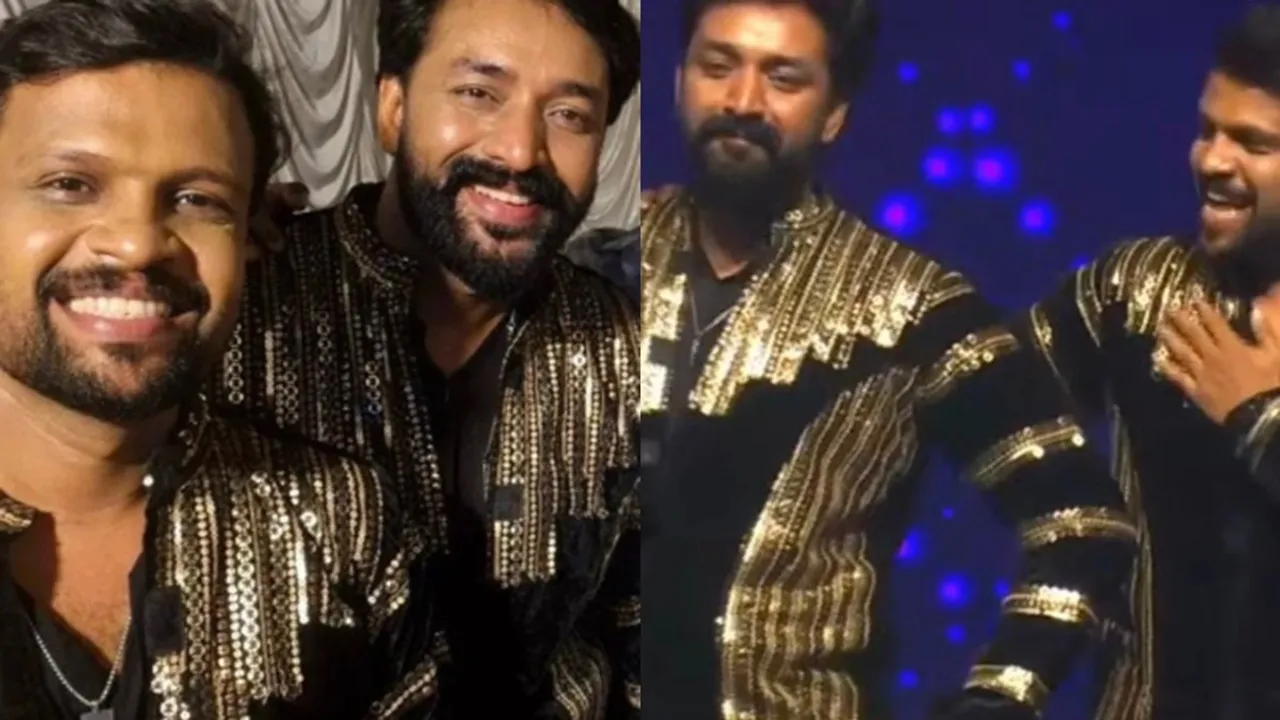 Bigg Boss Malayalam Shanavas and Aneesh Dance