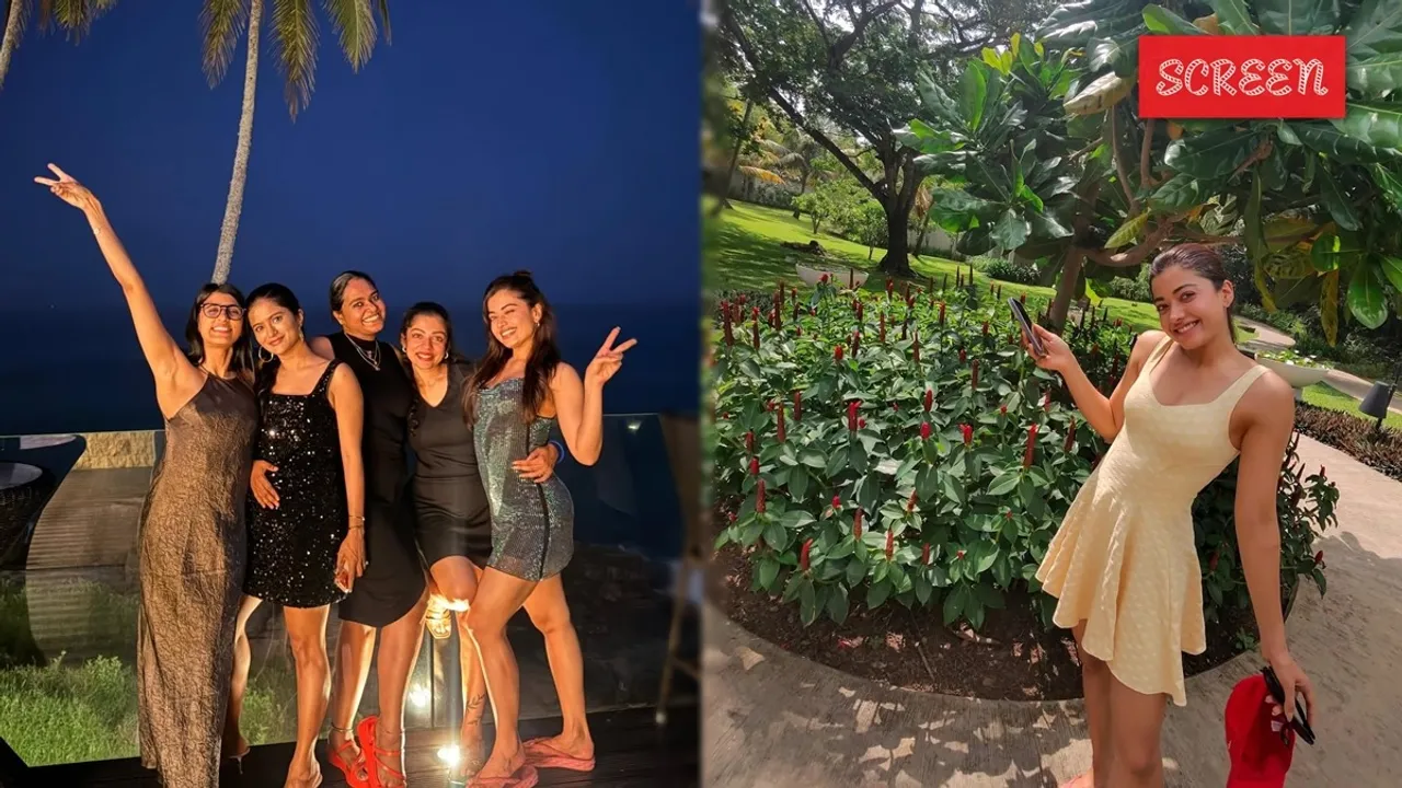 Rashmika With Friends