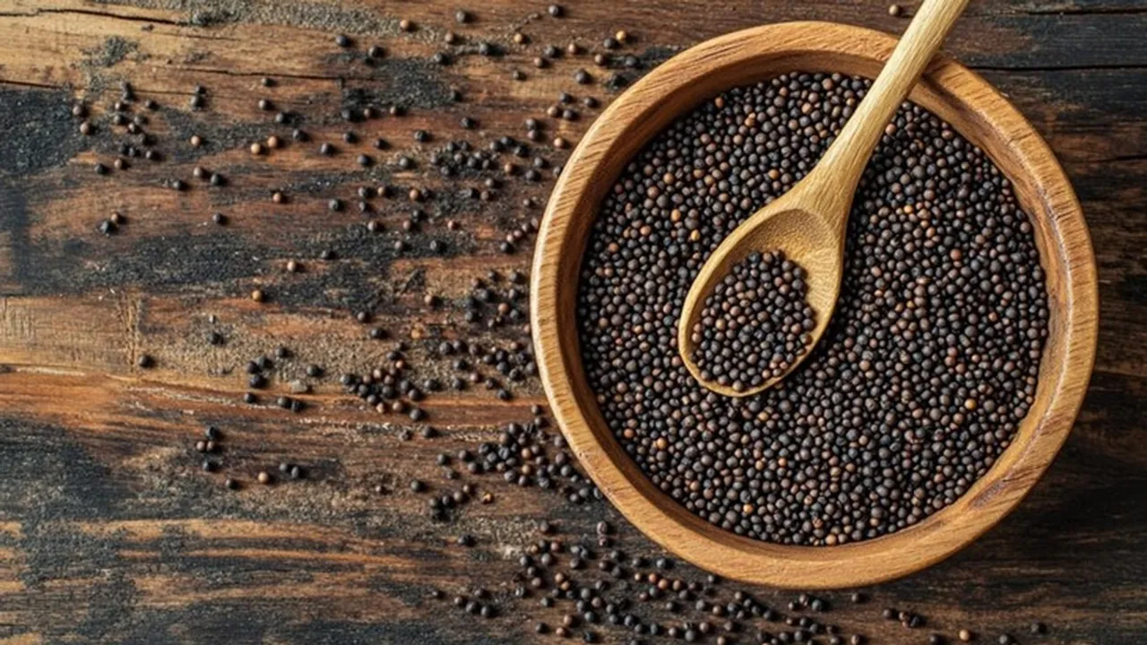 Hair Dye With Mustard Seed FI