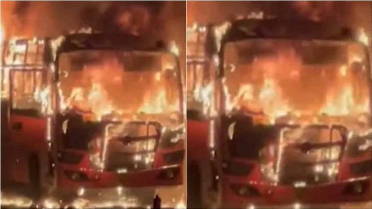 KSRTC Bus fire