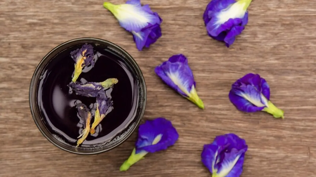 Aparajita Flower On Skin