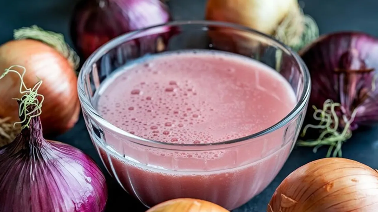 Skin And Hair Care With Onion