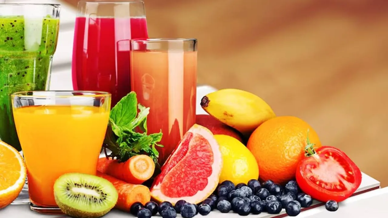 fruit and juice