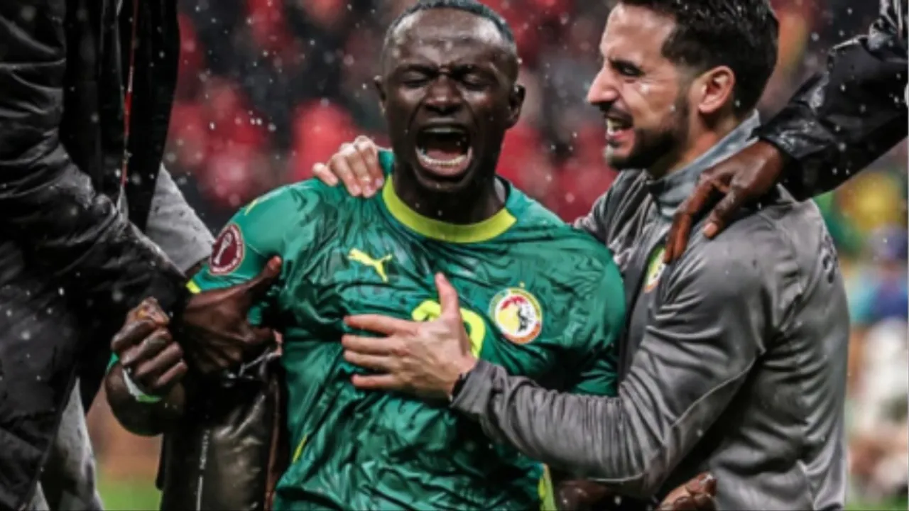 Sadio Mane Senegal vs Morocco