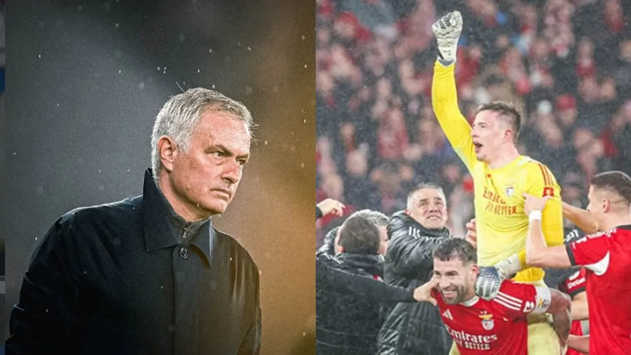 Mounrinho Benfica vs Real Madrid Champions League