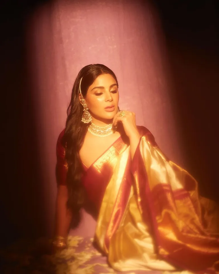 Samyuktha In Bridal Saree 