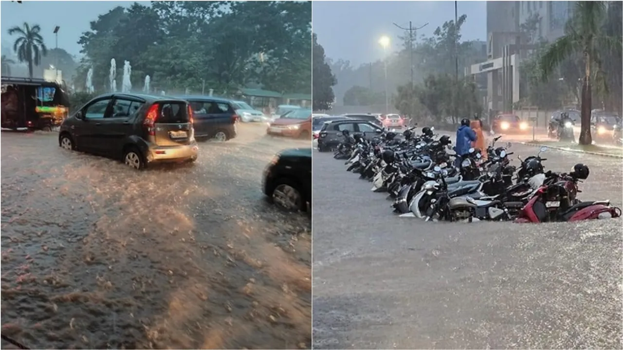 Info park flood | Kochi rain