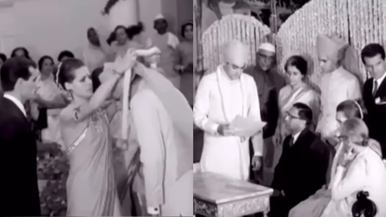 Rajiv Gandhi | Sonia Gandhi | Wedding Photos